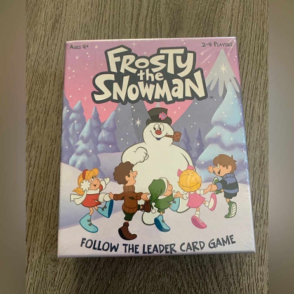 Frosty the snow man follow the leader card game